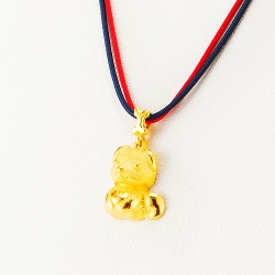 황금 강아지 펜던트 3.75g